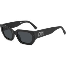 Dsquared2 Icon 0017/S Siyah Asetat Kadın Güneş Gözlüğü