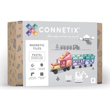 Connetix Pastel Transport Pack 50 Parça Manyetik Bloklar Eğitici Oyuncak