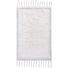 İrya Root Açık Mavi Pamuklu Banyo Paspası 60 x 100 cm