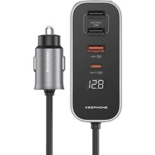 Keephone CC14 Revamp Pd Koyu Gri Hızlı Araç Şarj