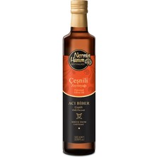 Nermin Hanım Zeytinliği Acı Biber Çeşnili Soğuk Sıkım Zeytinyağı 500 ml