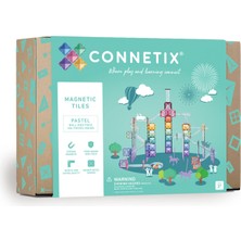 Connetix Pastel Ball Run 106 Parça 3+ Yaş Manyetik Blok Yapı Oyuncağı