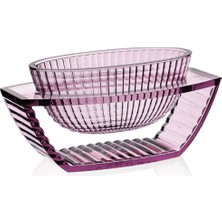 Kartell U Shine Pembe Cam Vazo