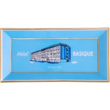 Jonathan Adler Hôtel De Rêve Long Renkli Seramik Dekoratif Tabak