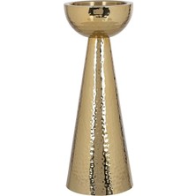 Bakara Collection Lizz Pirinç Gold Küçük Boy Mumluk