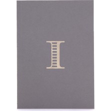 Monogram A5 Harf Baskılı Not Defteri