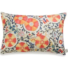 La Casa Antica Krem 60X40 cm Keten Dekoratif Yastık