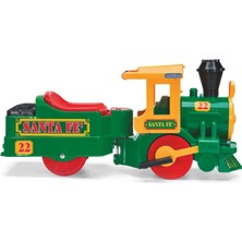 Peg Santa Fe Yeşil 6 Volt Oyuncak Akülü Tren