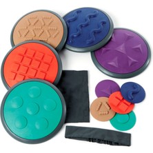 Gonge Taktil Diskler Oyuncak 5'li Dark Set