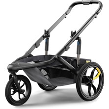 Veer Gear Jog Koyu Gri Üç Tekerlekli Bebek Arabası Şasesi