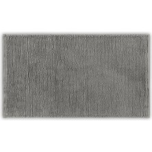 L’appartement Slim Ribbed Dark Gray Pamuk Banyo Paspası 60 x 90 cm