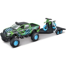 Maisto 2019 Ford Ranger Dirt Bike Oyuncak Araba