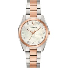 Bulova 98P207 Gri Rose Gold Çelik Kadın Kol Saati