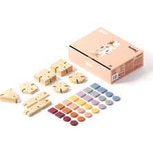 Bavvic Builder Set Ahşap Yapı Oyuncağı