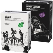 Noir Pit Coffee Co. Rwanda Karambi ve Velvet Filtre Kahve 2 x 250 gr