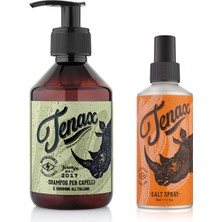 Tenax Per Capelli Şampuan + Salt Spray Erkek Saç Bakım Seti