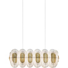 Fiordlys Altın Rengi Linear LED Sarkıt Avize