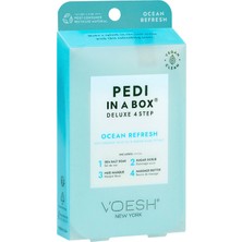 Voesh New York Pedi In A Box Deluxe Okyanus Refresh 4 Adımlı Pedikür Seti