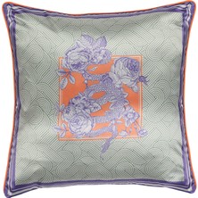 Gorgo Iruka Yeşil Saten Kırlent 43 x 43 cm