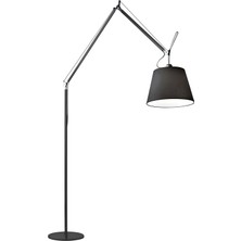 Artemide Tolomeo Mega Siyah Difüzör LED Yer Aydınlatması