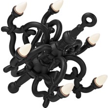 Qeeboo Fallen Chandelier M Polietilen Siyah Lambader
