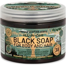 Natura Siberica Geleneksel Siyah Vücut ve Saç Sabunu 500 ml