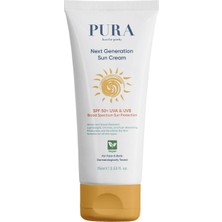 Pura Just for Purity Geniş Spektrumlu Uva/uvb SPF50+ Koruyucu Güneş Kremi 75 ml