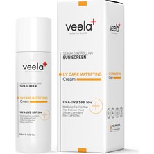 Veela Uv Care Matifiying Cream SPF50+ Akneli Ciltler Için Matlaştırıcı Güneş Kremi 50 ml