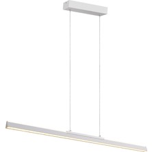 Bakara Collection Lineal Beyaz Ledli Sarkıt Avize 91,5 cm