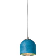 Womo Design Mavi Beton Tavan Aydınlatması
