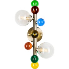 Bubble Lamp Soft Fırçalanmış Mat Krom Saydam Aplik