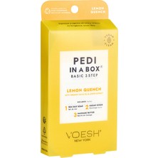 Voesh New York Pedi In A Box Basic Lemon Quench 3 Adımlı Pedikür Seti