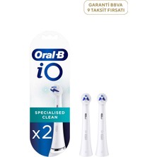 Oral-B Io 2'li Beyaz Diş Fırçası Yedek Başlığı Özel Olay İçin Kullanıma Uygun Modern Stil