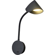 Bakara Collection Goa Siyah Alüminyum LED Aplik