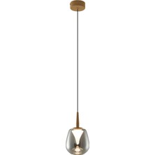Bakara Collection Andromeda Krom Cam Uzun Tekli LED Sarkıt Avize 12 x 200 cm