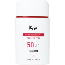 İsov Uv Block Cream SPF50+ Güneş Kremi 50 ml