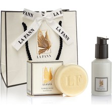 La Fann Mini Lüksler Seyahat Seti Turkish Rose Parfümlü Lüks Sabun 110 gr & Mystic Vanilla El ve Vücut Losyonu 100 ml