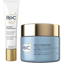 Roc Multi Correxion Antı-Sagging Yaşlanma Karşıtı Yüz Kremi 50 ml + Retinol Correxion Eye Kırışıklık Karşıtı Canlandırıcı Göz Kremi 15 ml