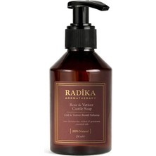 Radika Aromatherapy Gül & Vetiver Doğal Sıvı Kastil Sabun 250 ml