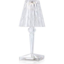 Kartell Battery Şeffaf Masa Lambası