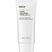 Rovectin Calming Lotus Sun Cream SPF50+ Pa++++ Nemlendirici Bariyer Koruyucu Mavi Işık Filtreli Güneş Kremi 50 ml
