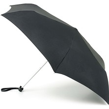 Fulton Miniflat 1 Black Unisex Şemsiye