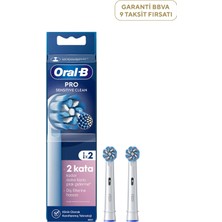 Oral-B Pro Sensitive Clean X-Filament 2'li Beyaz Şarjlı Diş Fırçası Yedek Başlığı