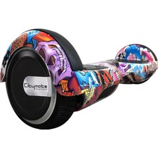Citymate Butterfly Desenli Bluetooth Hoparlörlü 6.5" Akıllı Dengeli Elektrikli Hoverboard