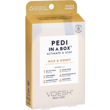 Voesh New York Pedi In A Box Ultimate Süt ve Bal 6 Adımlı Pedikür Seti