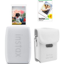 Fujifilm Instax Mini Link 3 Beyaz Akıllı Telefon Yazıcısı Beyaz Çanta ve 20'li Mini Film