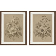 Charette Maison Valeria 2'li Tablo Seti