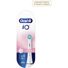 Oral-B Io Gentle Care 4'lü Yedek Başlığı ve Beyaz Diş Fırçası