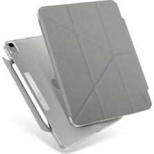 Uniq Camden iPad 2022 10.9" 10.nesil Gri Katlanabilir Tablet Kılıfı
