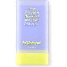By Wishtrend Pore Smoothing Bakuchiol Sun Stick Spf 50+ Pa++++ Gözenek Kapatıcı Suya Dayanıklı Mat Güneş Koruyucu 18 gr